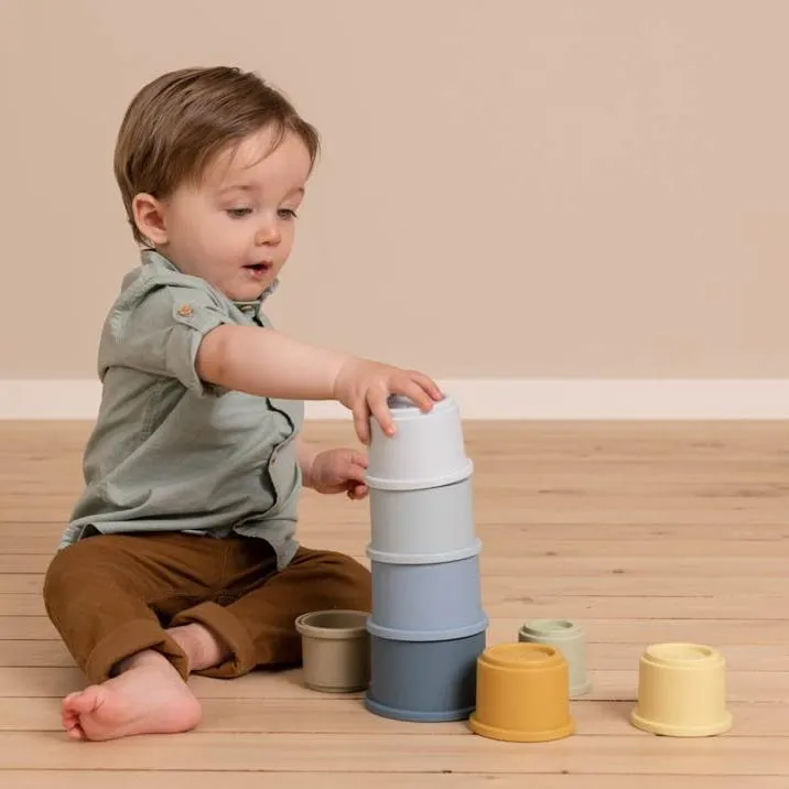 Little Dutch Stacking Cups - Blue