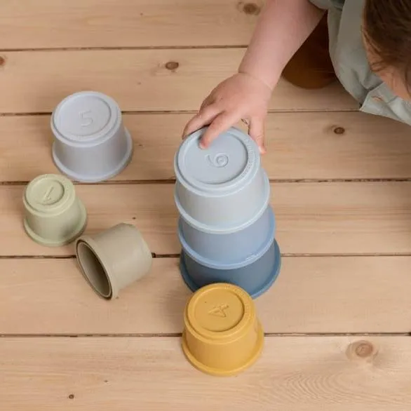 Little Dutch Stacking Cups - Blue
