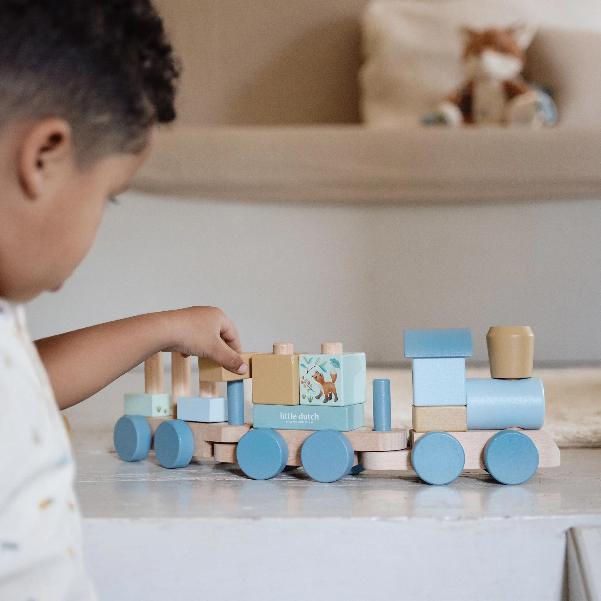Little Dutch Stacking Train - Forest Friends