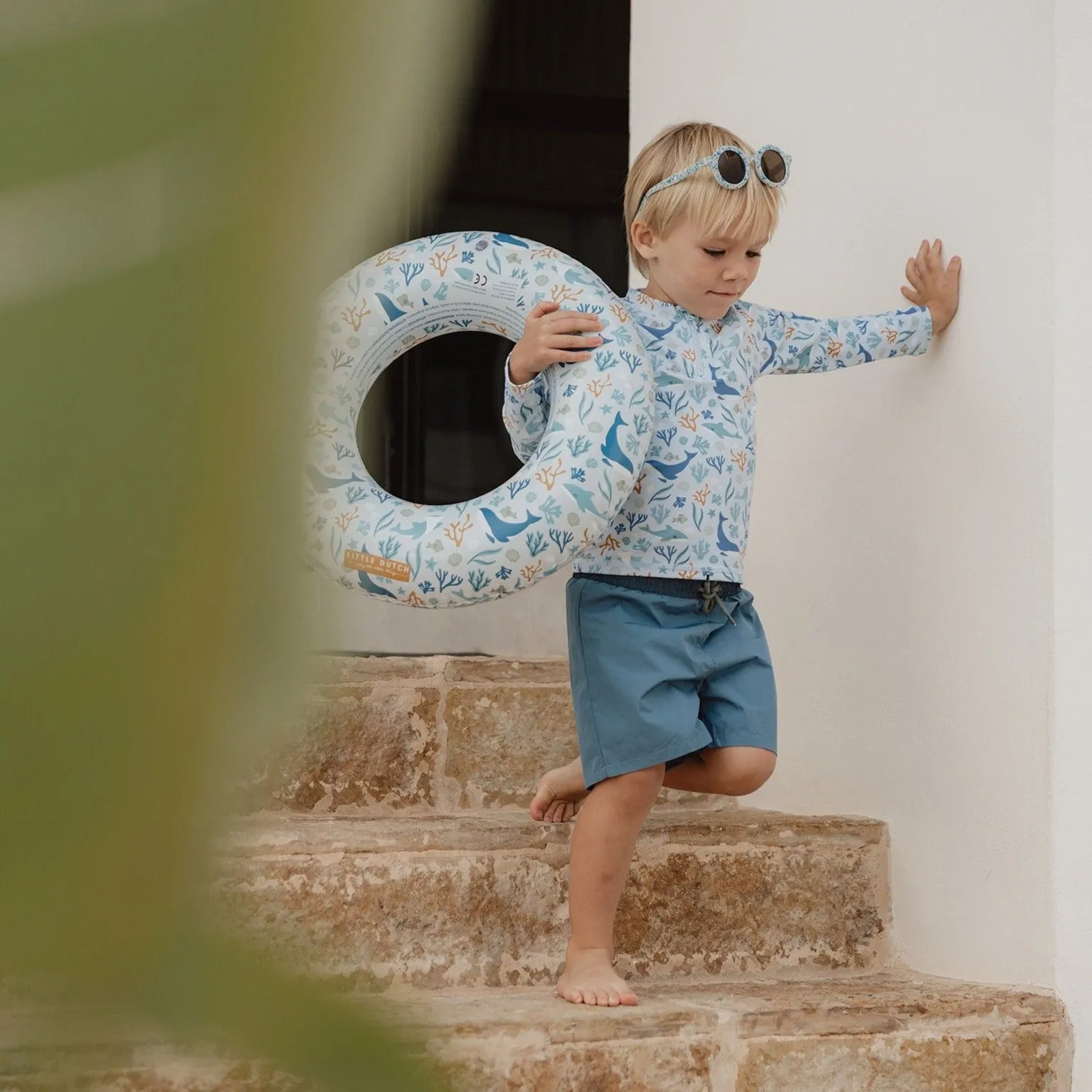 Little Dutch Swim Ring - Ocean Dreams Blue