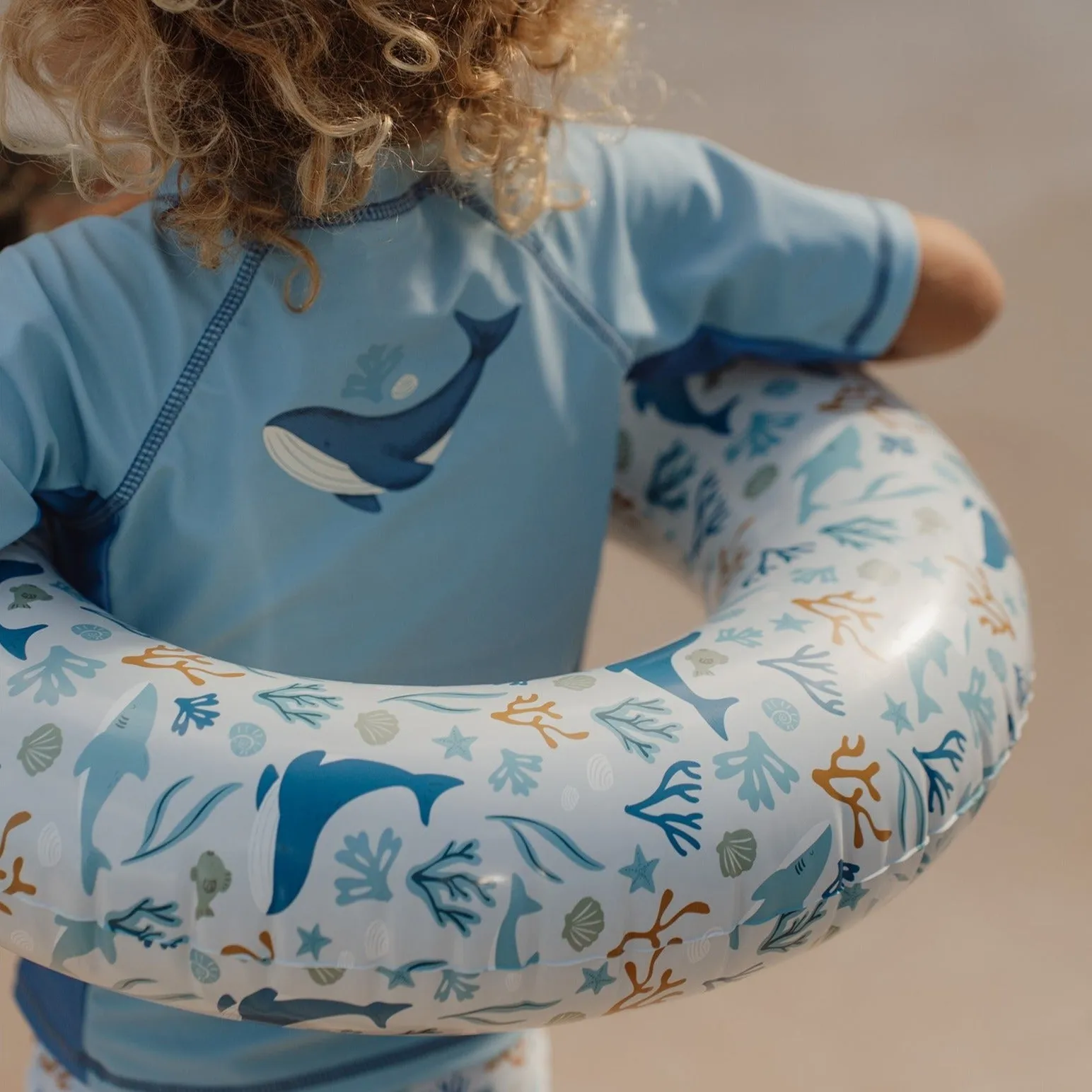 Little Dutch Swim Ring - Ocean Dreams Blue