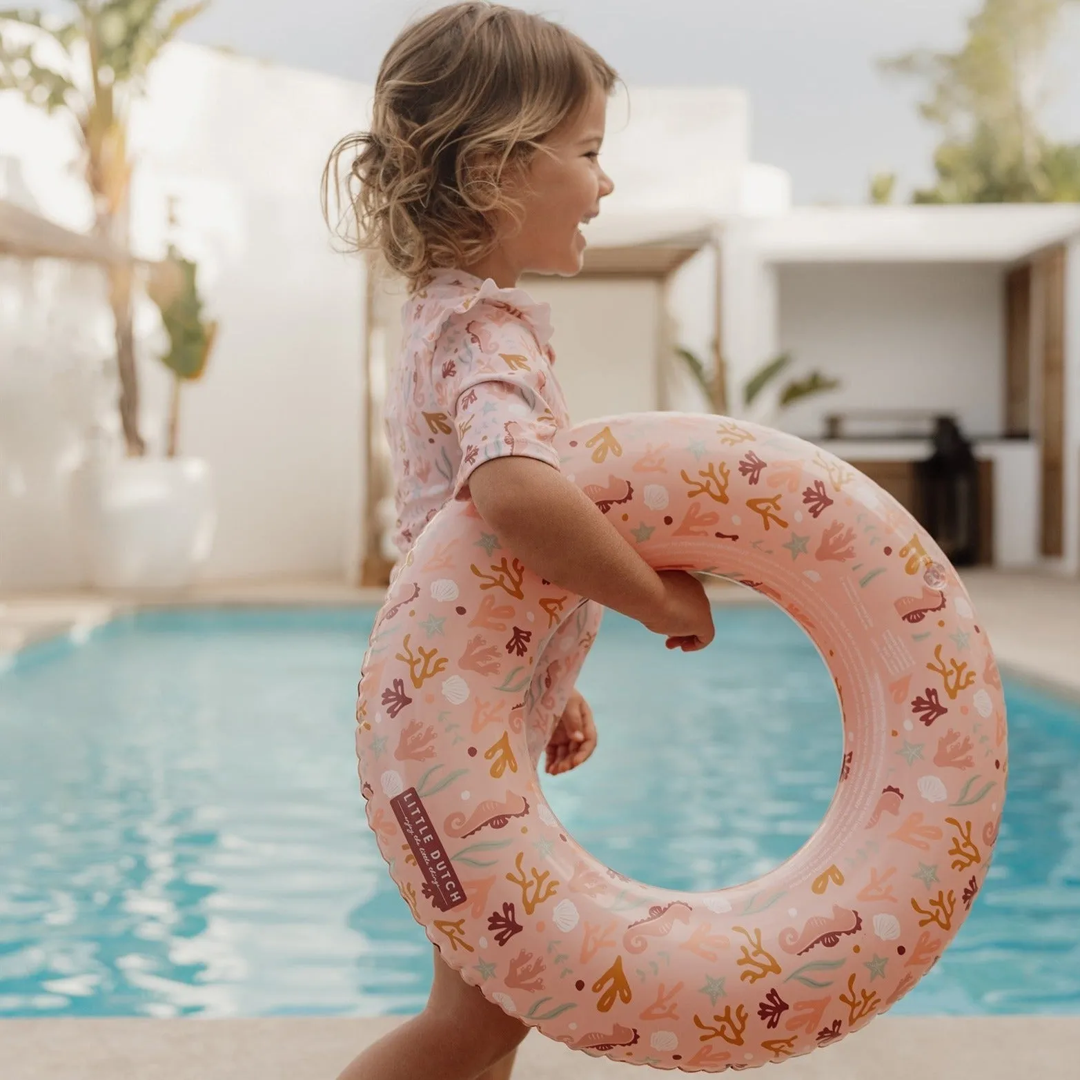 Little Dutch Swim Ring - Ocean Dreams Pink