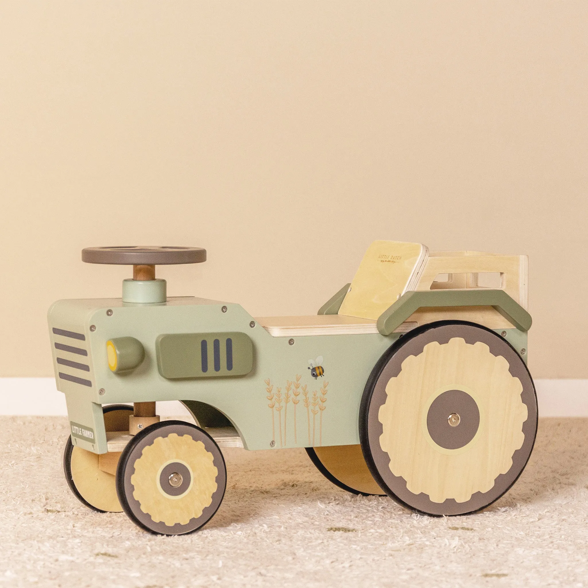Little Dutch - Wooden Ride On Tractor - Little Farm