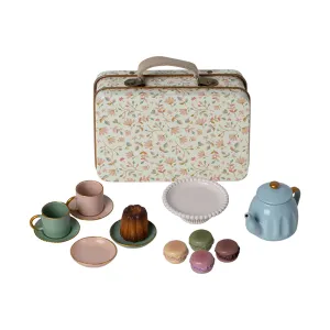 Maileg Afternoon Tea Treat Set In Metal Suitcase - Merle