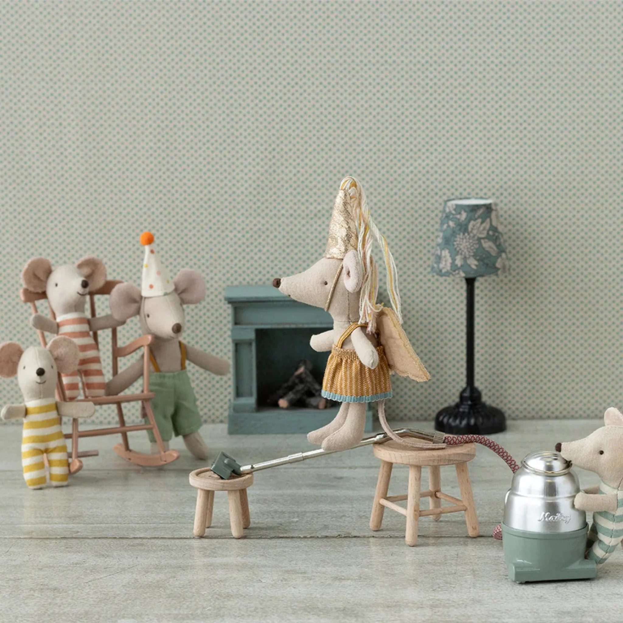 Maileg Baby Mice Triplets In Matchbox
