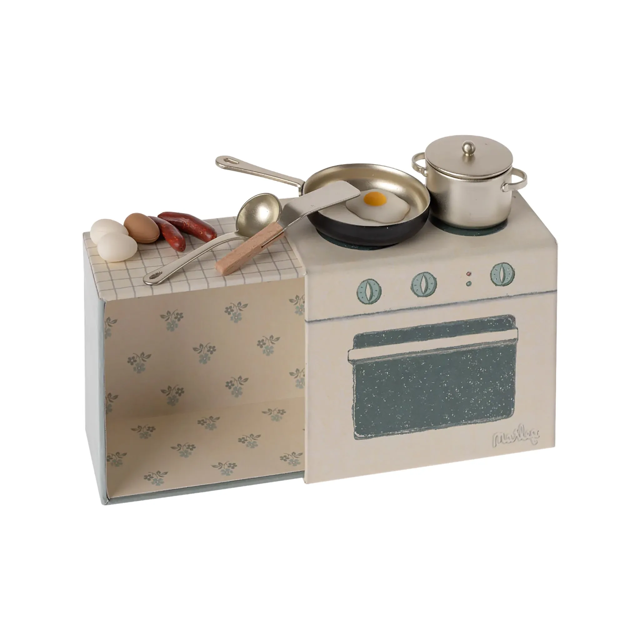 Maileg Cooking Set With Food