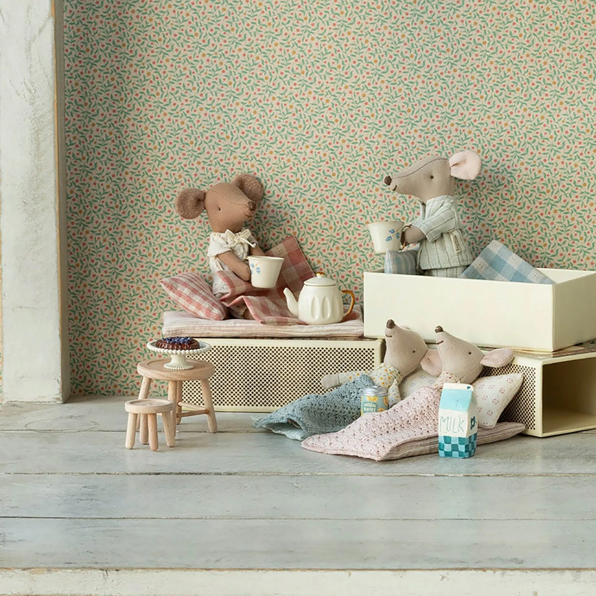 Maileg Little Sister Mouse In Matchbox