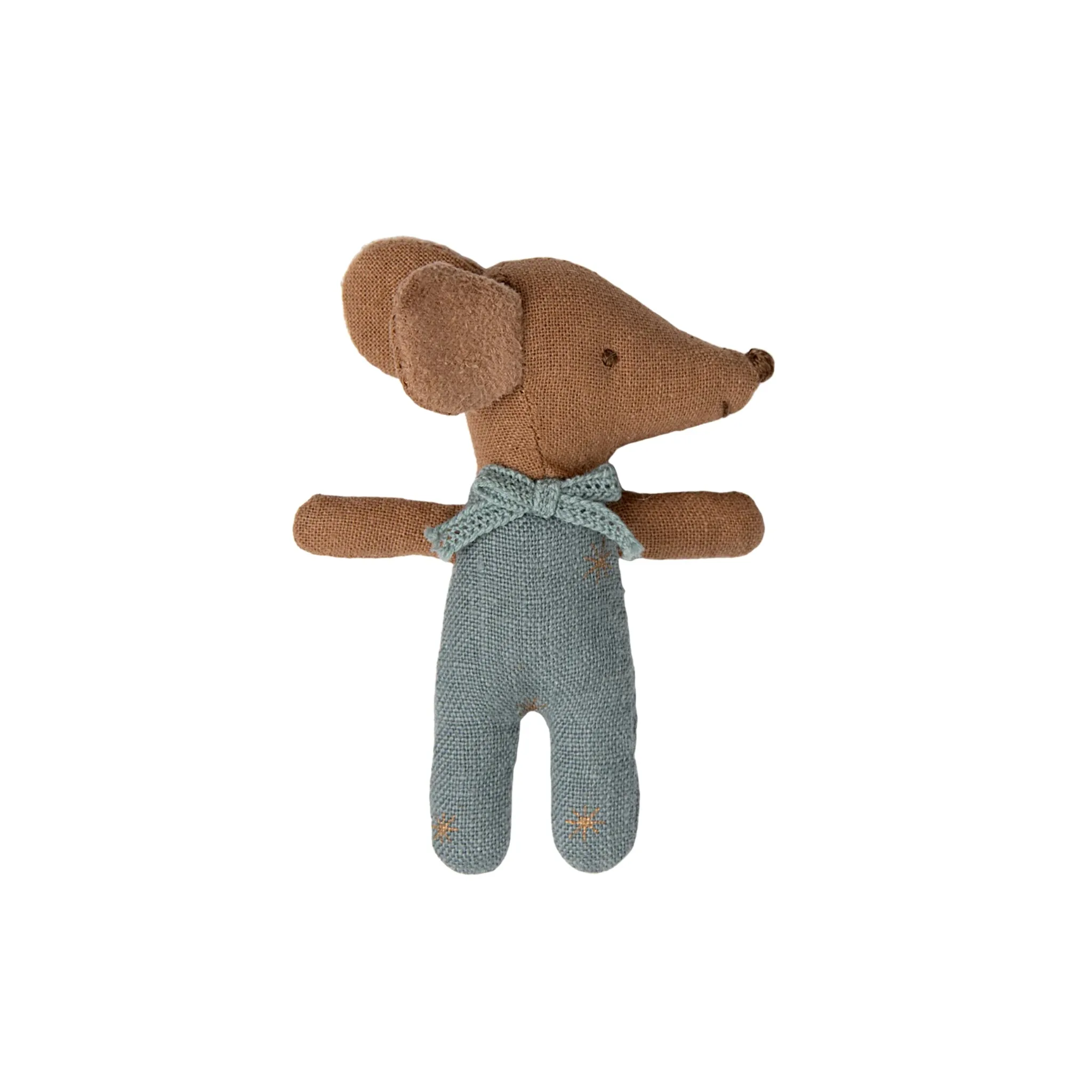 Maileg Sleepy/Wakey Baby Mouse in Box - Blue