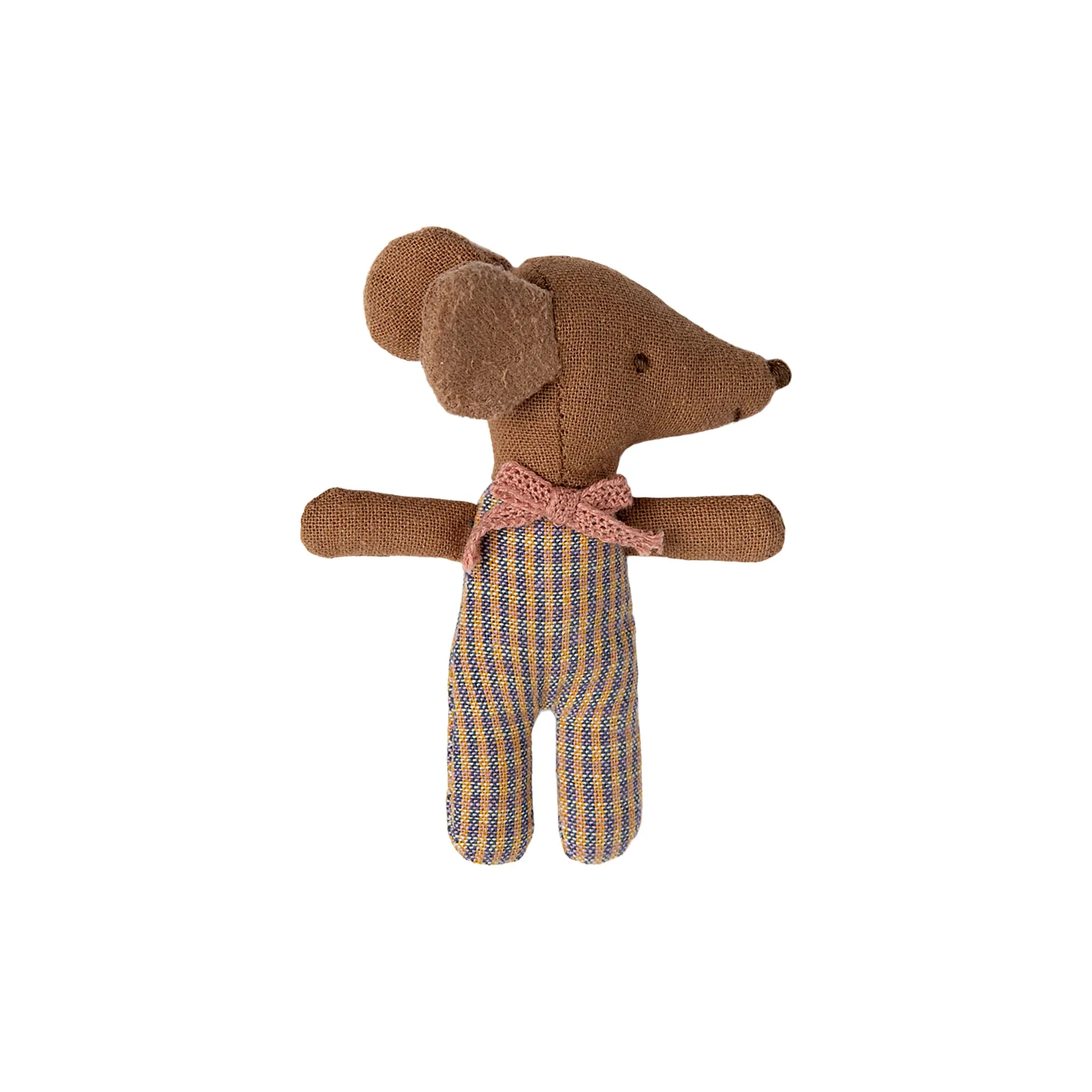 Maileg Sleepy/Wakey Baby Mouse in Box - Rose