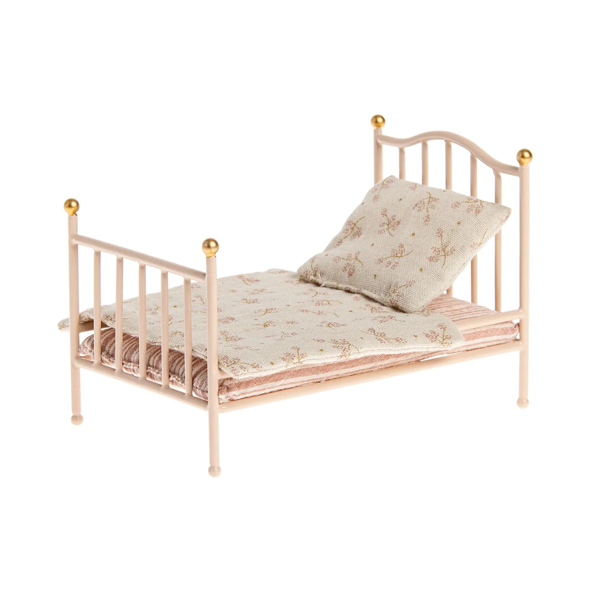 Maileg Vintage Metal Mouse Bed - Rose