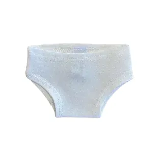 Minikane White Cotton Dolls Briefs - 34cm