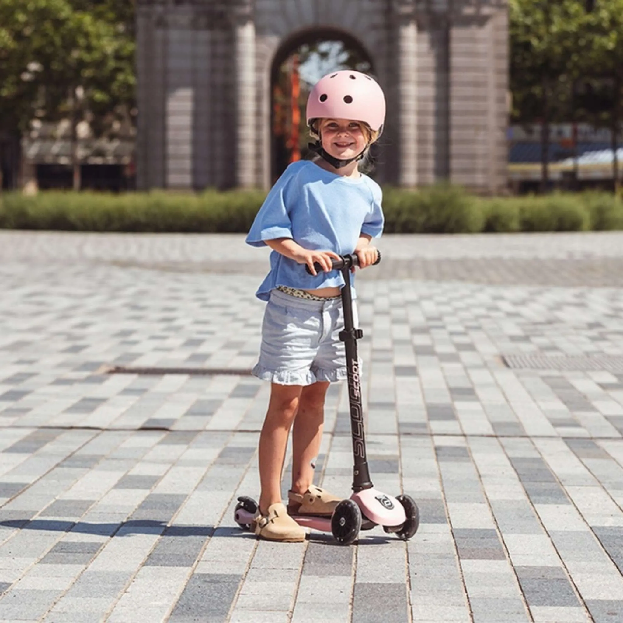 Scoot & Ride Highwaykick 3 LED Scooter - Rose