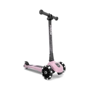 Scoot & Ride Highwaykick 3 LED Scooter - Rose