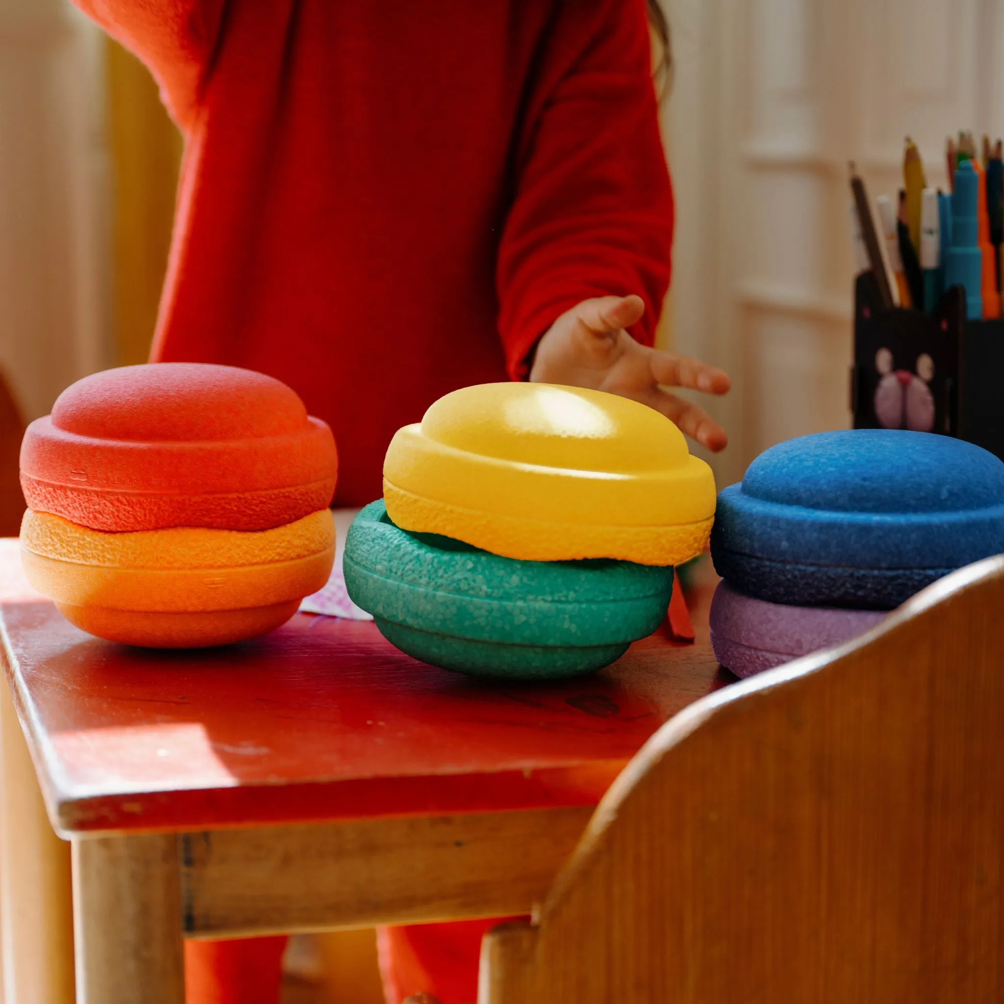 Stapelstein Mini Set of 6 - Rainbow