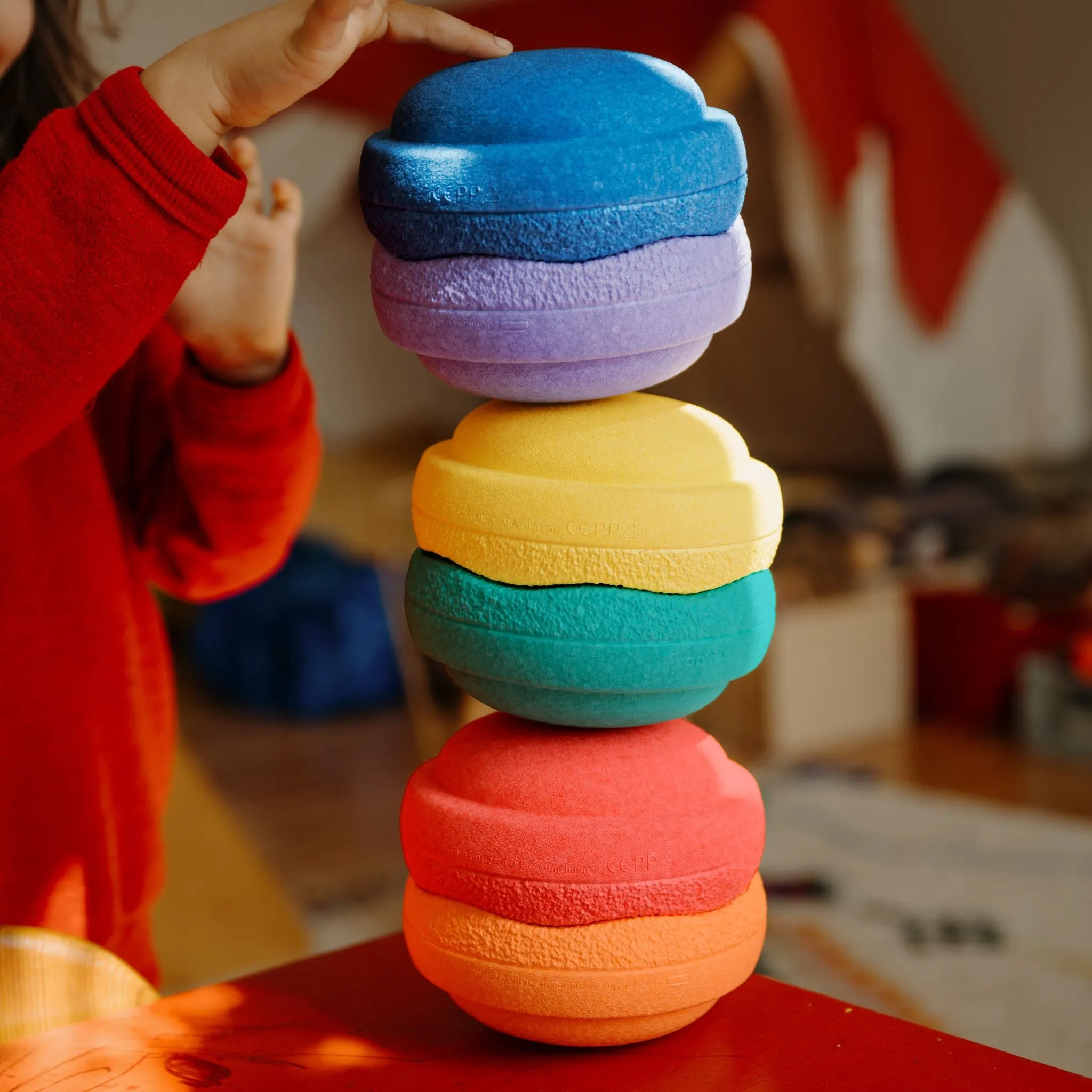 Stapelstein Mini Set of 6 - Rainbow