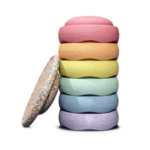 Stapelstein Stepping Stones 6 1 Set - Pastel