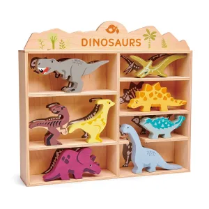Tender Leaf Toys 8 Dinosaurs Wooden Set