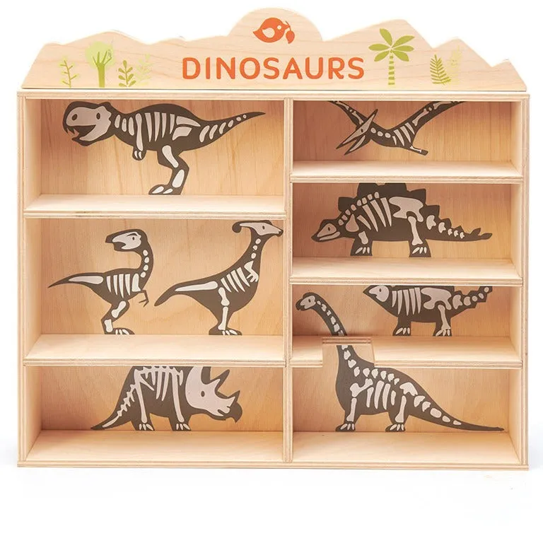 Tender Leaf Toys 8 Dinosaurs Wooden Set