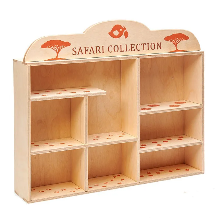 Tender Leaf Toys 8 Safari Animals Wooden Set