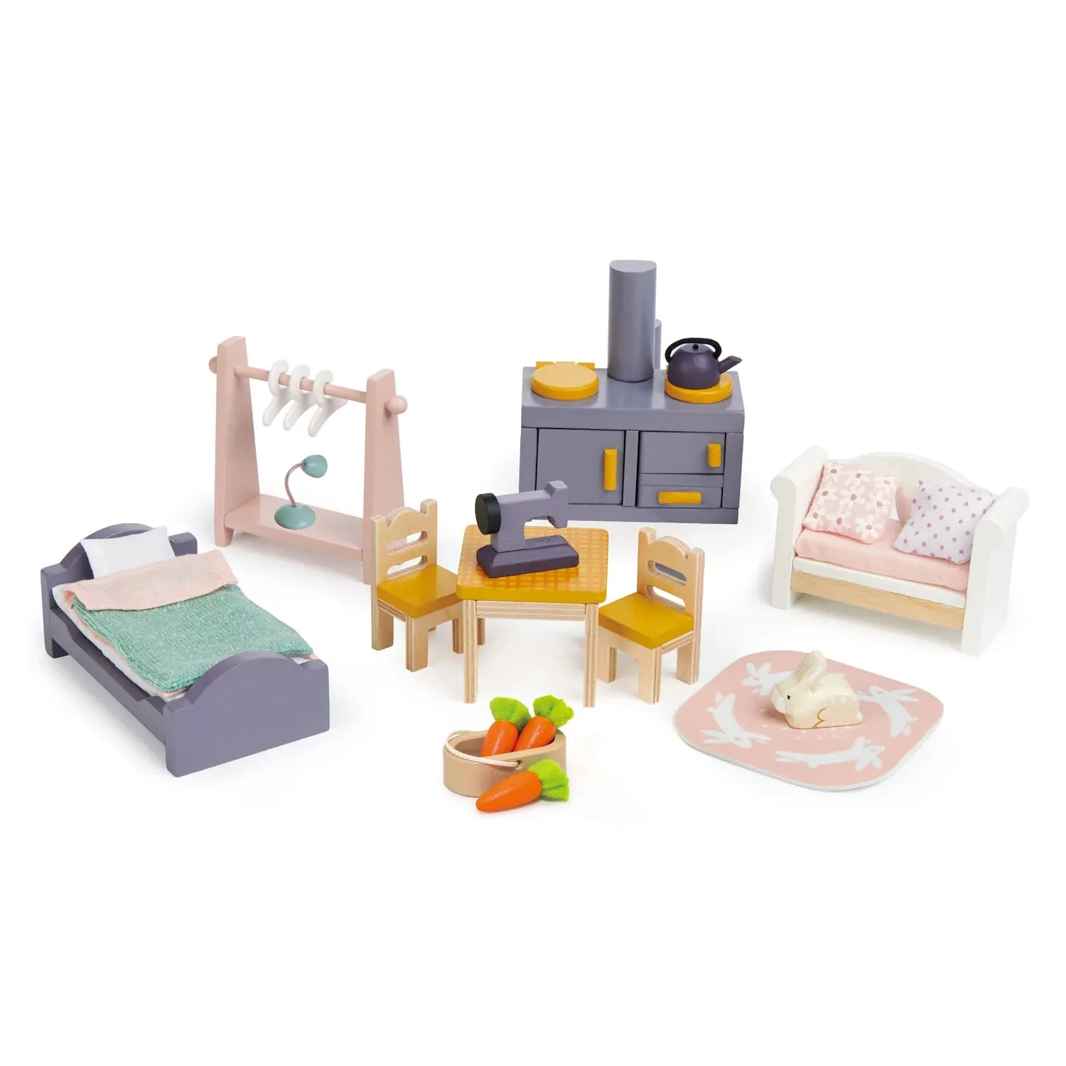 Tender Leaf Toys Cottontail Cottage & Doll Bundle
