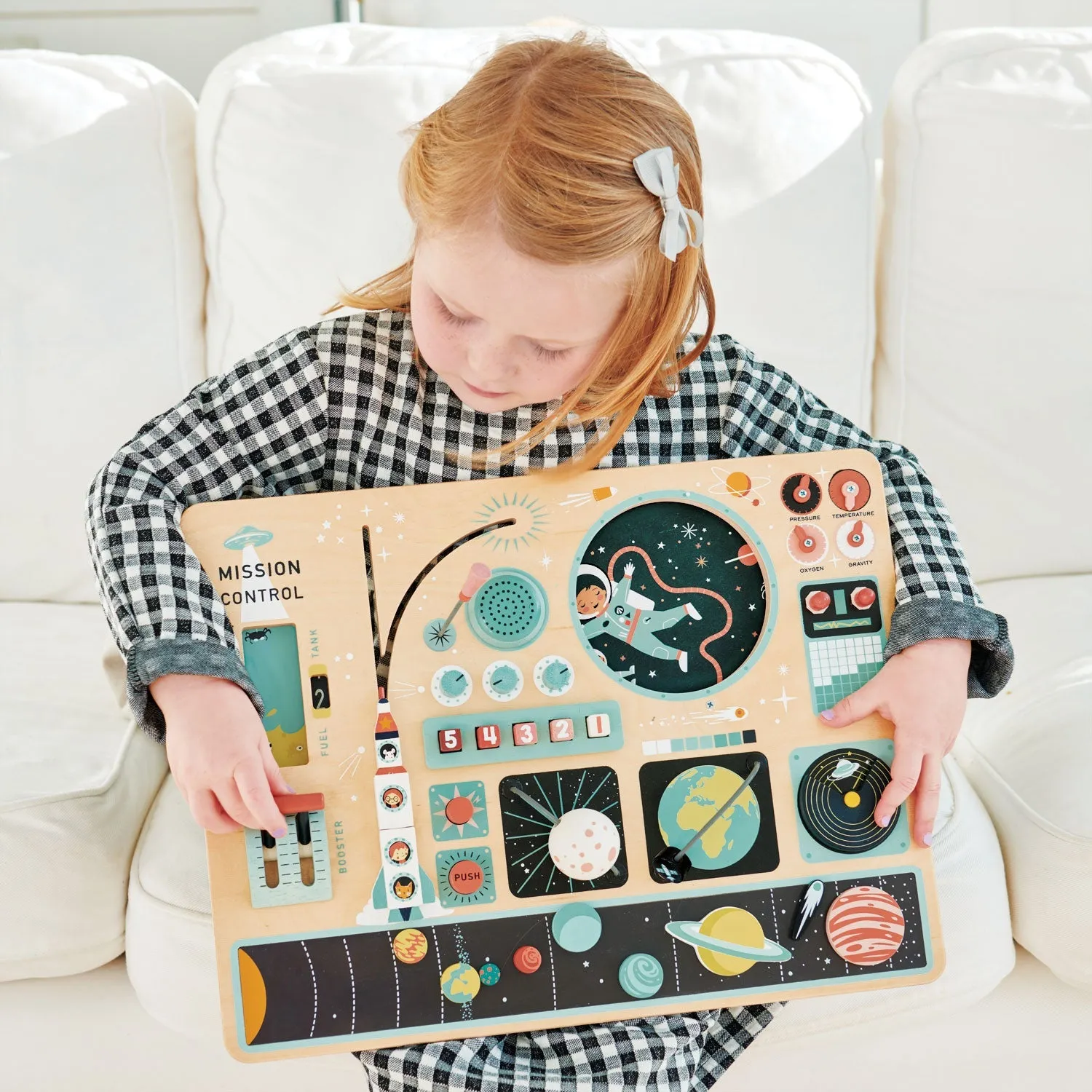 Tender Leaf Toys Space Station Activity Board