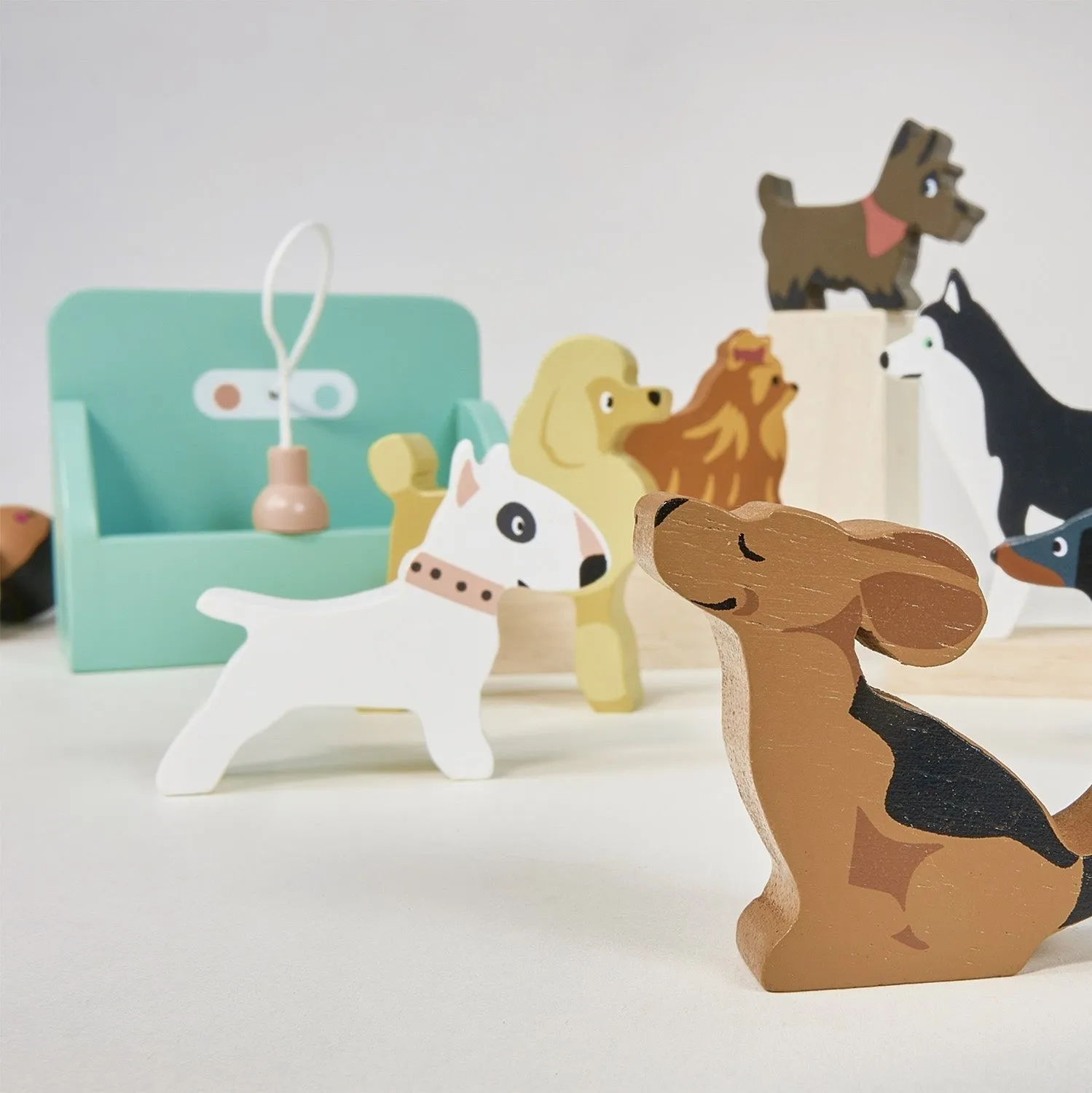 Tender Leaf Toys Waggy Tails Wooden Dog Salon