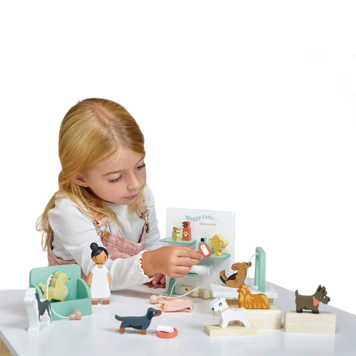 Tender Leaf Toys Waggy Tails Wooden Dog Salon
