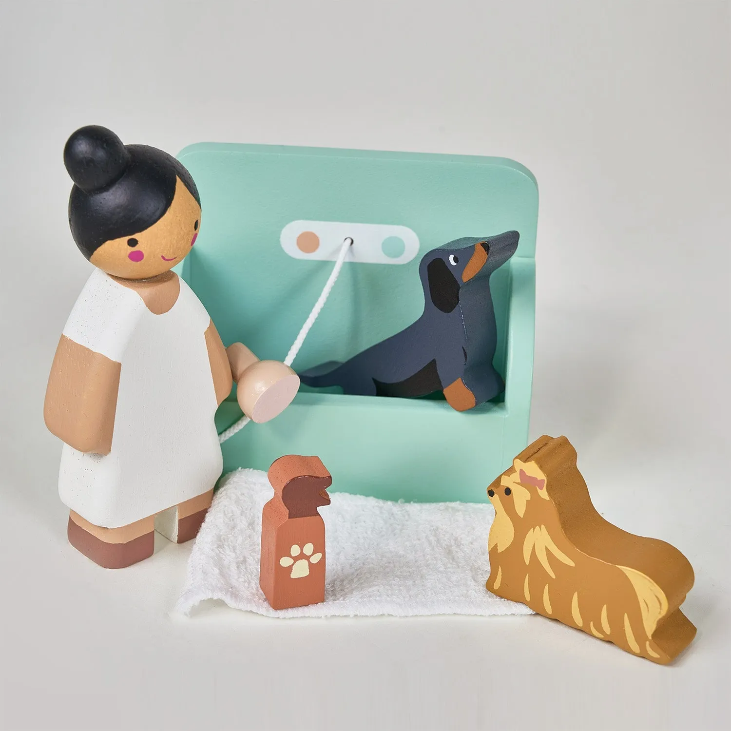 Tender Leaf Toys Waggy Tails Wooden Dog Salon