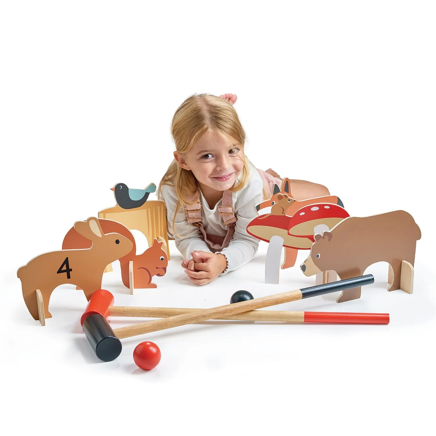 Tender Leaf Toys Woodland Indoor Croquet Set