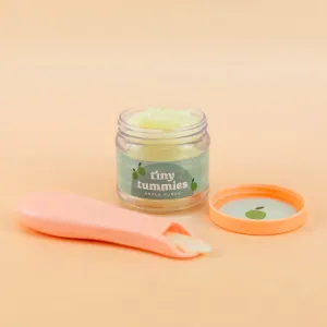 Tiny Harlow Tiny Tummies - Apple Puree Food Jar & Spoon Set
