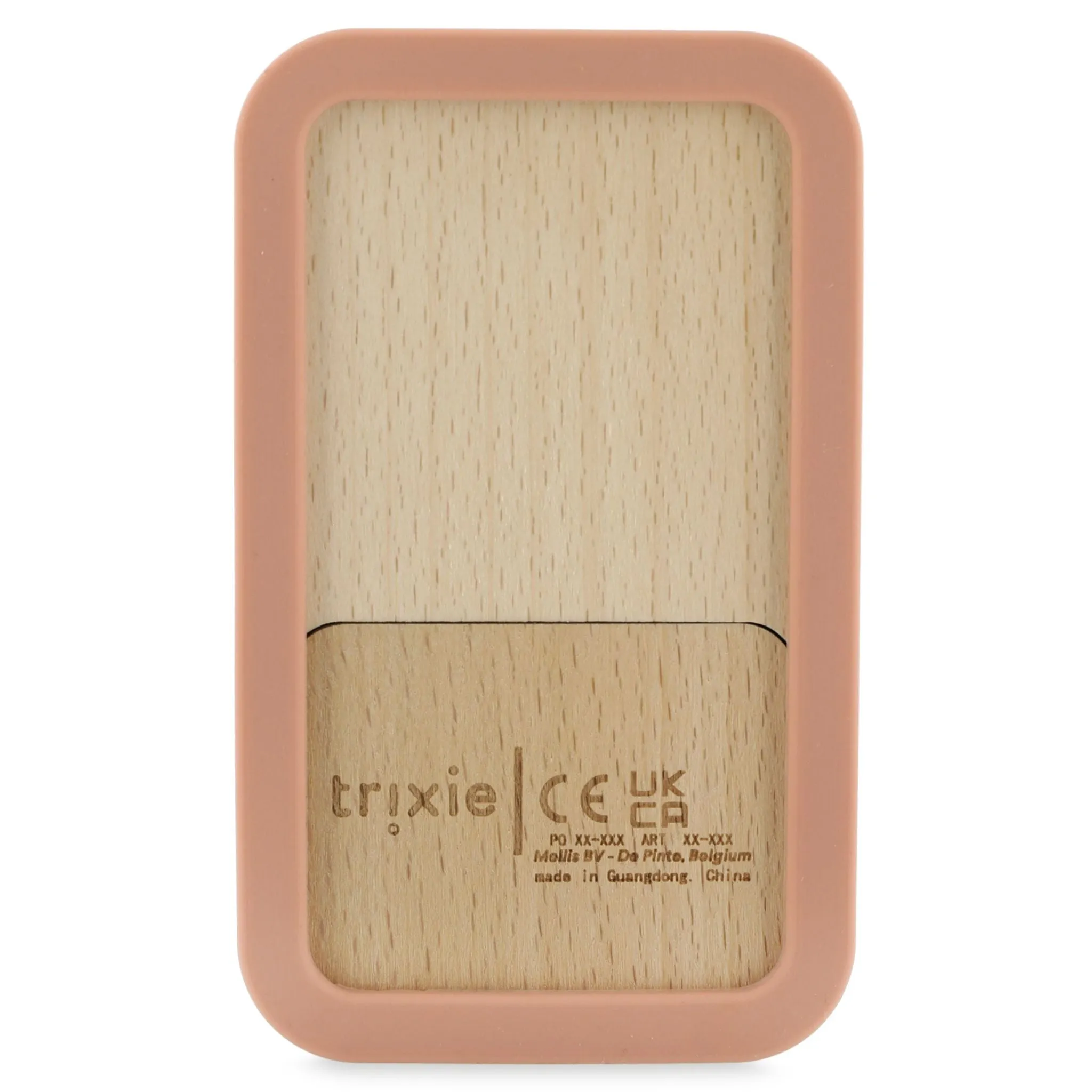 Trixie Wooden Silicone Baby Phone - Mrs Cat